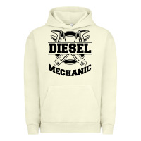 Pigment Pistachio diesel mechanic Urban Hoodie - linhVisuals
