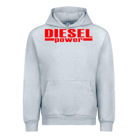 Heather Grey Diesel Power Urban Hoodie - linhVisuals