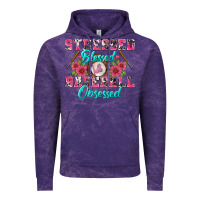 Cloud Purple stressed blessed & baseball obsessed Vintage Hoodie - BundleAndBundleShop