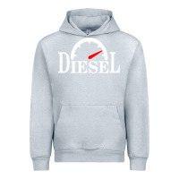 Heather Grey diesel stylish Urban Hoodie - linhVisuals