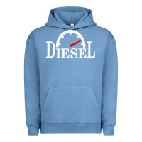 Pigment Pebble Blue diesel stylish Urban Hoodie - linhVisuals