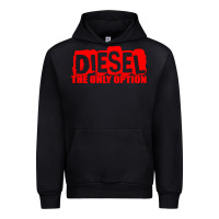 Black Diesel The Only Option Urban Hoodie - linhVisuals