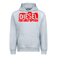 Heather Grey Diesel The Only Option Urban Hoodie - linhVisuals