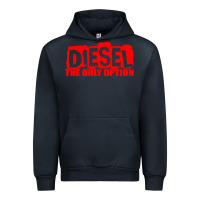Navy Diesel The Only Option Urban Hoodie - linhVisuals