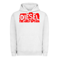Pigment Lunar Rock Diesel The Only Option Urban Hoodie - linhVisuals