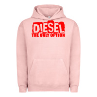 Pigment Salmon Diesel The Only Option Urban Hoodie - linhVisuals