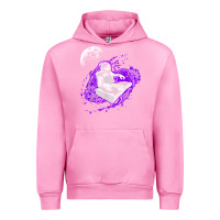 Fuchsia Pink techno astronaut electronic music rave festival raver t shirt Urban Hoodie - linhVisuals