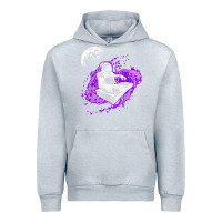 Heather Grey techno astronaut electronic music rave festival raver t shirt Urban Hoodie - linhVisuals