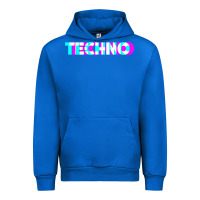 Cobalt techno music t shirt Urban Hoodie - linhVisuals