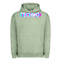 Pigment Oil Green techno music t shirt Urban Hoodie - linhVisuals