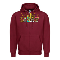 Burgundy be the light Zipper Hoodie - AdoDesignShop