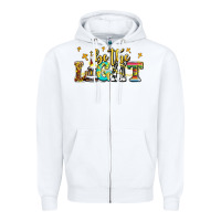 White be the light Zipper Hoodie - AdoDesignShop