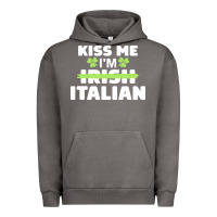 Pigment Tornado kiss me im italian t  shirt kiss me i'm irish italian patriotic st pat Urban Hoodie - linhVisuals