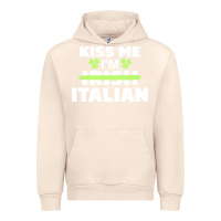 Sandshell kiss me im italian t  shirt kiss me i'm irish italian patriotic st pat Urban Hoodie - linhVisuals
