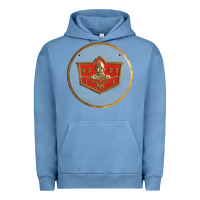 Pigment Pebble Blue desoto Urban Hoodie - linhVisuals