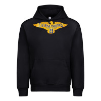 Black duesenberg straight Urban Hoodie - linhVisuals