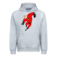Heather Grey incredibles Urban Hoodie - linhVisuals