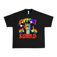 Black support squad pride Urban Heavy Tee - FaDigitalArtStudio