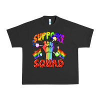 Pigment Black support squad pride Urban Heavy Tee - FaDigitalArtStudio