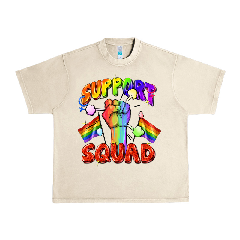 Support Squad Pride Urban Heavy Tee by FaDigitalArtStudio | Teevron