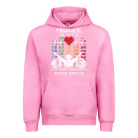 Fuchsia Pink trance music retro vintage dj gift t shirt Urban Hoodie - linhVisuals