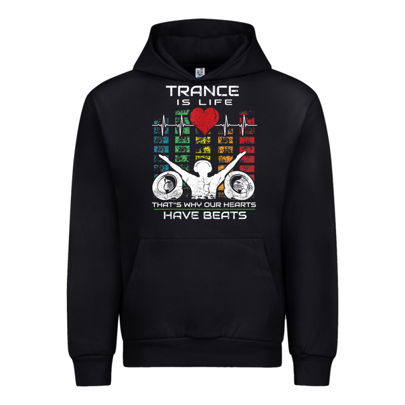 Trance Music Retro Vintage Dj Gift T Shirt Urban Hoodie by linhVisuals | Teevron