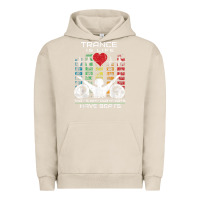 Pigment French Oak trance music retro vintage dj gift t shirt Urban Hoodie - linhVisuals