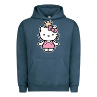 Pigment Midnight Navy kitty Urban Hoodie - linhVisuals