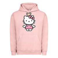 Pigment Salmon kitty Urban Hoodie - linhVisuals