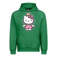 Emerald kitty Urban Hoodie - linhVisuals