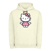 Pigment Pistachio kitty Urban Hoodie - linhVisuals