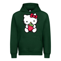 Forest Green kitty Urban Hoodie - linhVisuals
