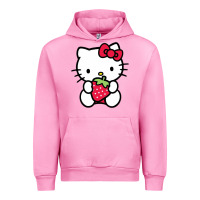 Fuchsia Pink kitty Urban Hoodie - linhVisuals