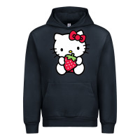 Navy kitty Urban Hoodie - linhVisuals