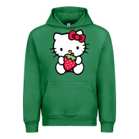 Emerald kitty Urban Hoodie - linhVisuals