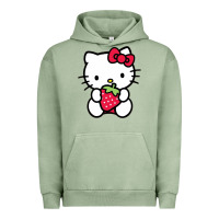 Pigment Oil Green kitty Urban Hoodie - linhVisuals