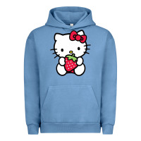 Pigment Pebble Blue kitty Urban Hoodie - linhVisuals