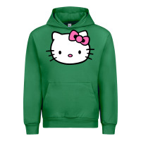 Emerald kitty Urban Hoodie - linhVisuals