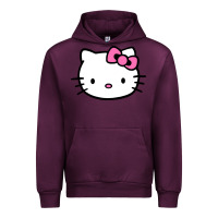 Mauve Wine kitty Urban Hoodie - linhVisuals