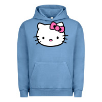 Pigment Pebble Blue kitty Urban Hoodie - linhVisuals
