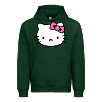 Forest Green kitty Urban Hoodie - linhVisuals