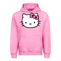 Fuchsia Pink kitty Urban Hoodie - linhVisuals