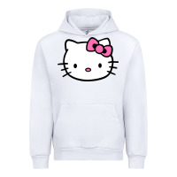 White kitty Urban Hoodie - linhVisuals