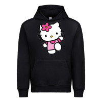 Black kitty Urban Hoodie - linhVisuals