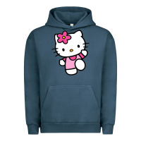 Pigment Midnight Navy kitty Urban Hoodie - linhVisuals