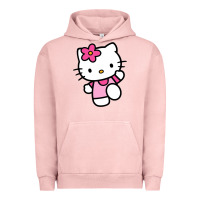 Pigment Salmon kitty Urban Hoodie - linhVisuals