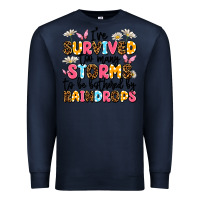 Navy i've survived too many storms Premium Sweatshirt - JahusDesignShop