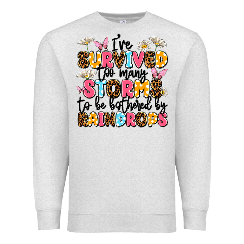 I've Survived Too Many Storms Premium Sweatshirt by JahusDesignShop | Teevron