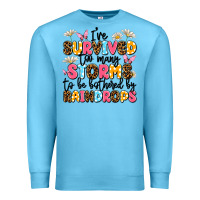 Ocean Blue i've survived too many storms Premium Sweatshirt - JahusDesignShop