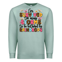 Seafoam i've survived too many storms Premium Sweatshirt - JahusDesignShop
